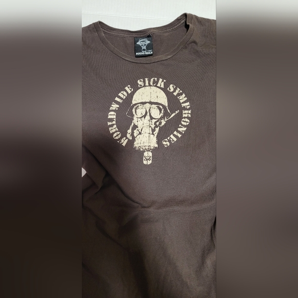 The Psycho Realm ~ XL Rap Hip Hop Vintage Gas Mask Tee - Picture 4 of 4